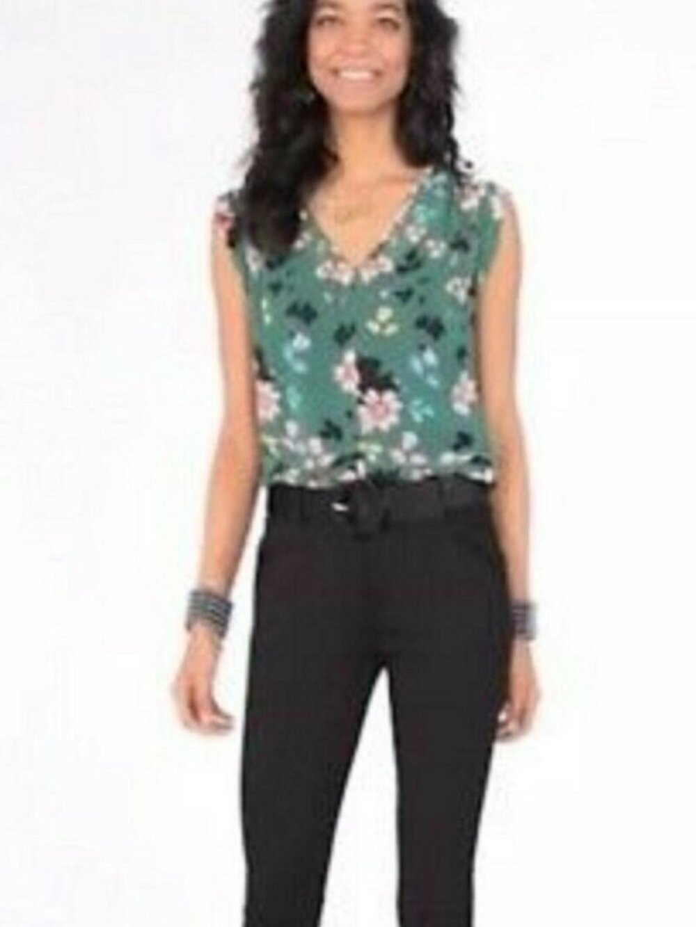 Cabi #3619 Shadow Blouse Size M